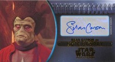 Star Wars Attack Of The Clones 3D Bronze [50] Autogrammkarte Carson als Gunray