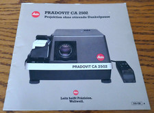 Leitz Pradovitz CA 2502 Bedienungsanleitung