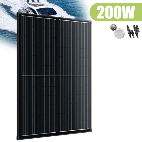 200w schwarz solarpanel - 200w,