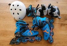 Inline Skates K2 VO2 90 Pro M mit Helm und Schonern leicht gebraucht 