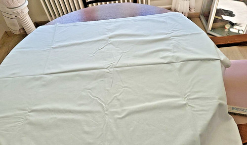 Tischdecke weiß baumwolle - weiß, baumwolle/