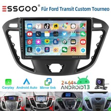 9" Autoradio Für Ford Transit Tourneo Custom 2012-21 Android 13 Navi Kam Carplay
