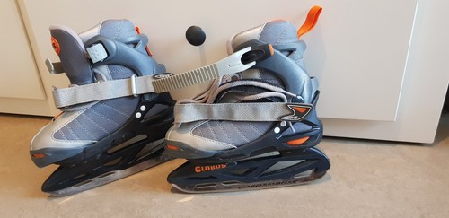 Vintage schlittschuhe globus - ,
