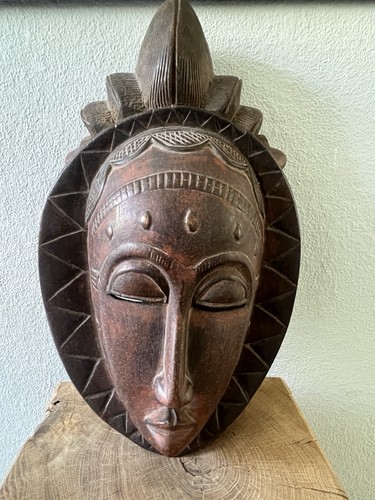 Afrikana holzmaske baule - afrikana,