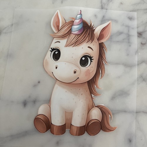 Bügelbild giraffe einhorn - bügelbild,