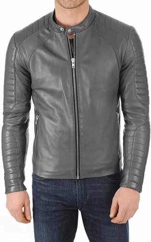 Herren echtleder slim fit - echtleder,