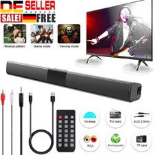 Soundbar Wireless 4 Lautsprechersystem Subwoofer Bluetooth Surround TV Heimkino