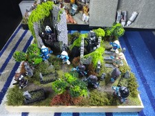 Schlumpf - Schlümpfe - Smurf - Diorama für Halloween-Schlümpfe - guter Zustand