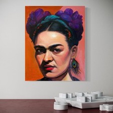 Frida Kahlo Inspired Painting