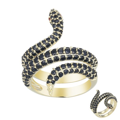 Cavill schwarzer saphir - cavill, ring