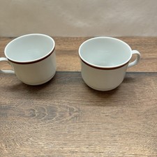 2x Kahla DDR Tassen brauner