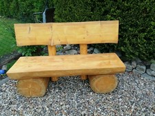 Rustikale Gartenbank 150cm