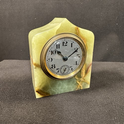 Vintage tischuhr onyx marmor - vintage,