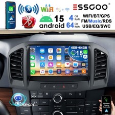 4+64G Android 15 Für Opel Insignia A 2008-2013 9" Autoradio Carplay GPS NAVI GPT