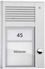 TCS Außenstation PAK01-EN mit 1 Klingeltaste, eloxiert natur