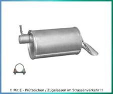 Endschalldämpfer für VW Sharan 1.8T 20V Auspuff Endtopf Schelle