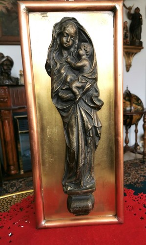Wadrelief madonna mit - wadrelief,