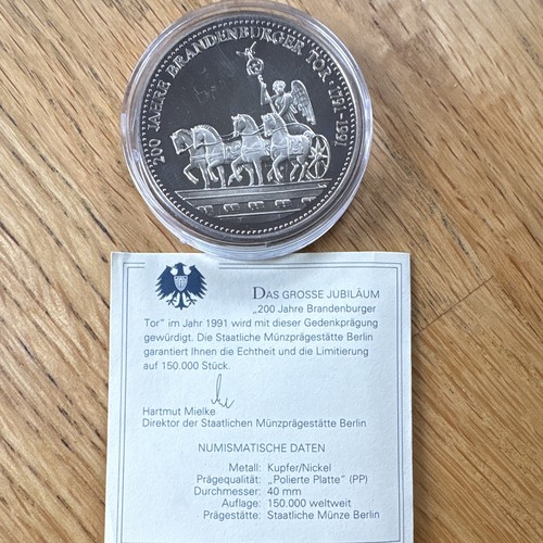 Brd gedenkprägung 200 jahre - gedenkprägung,