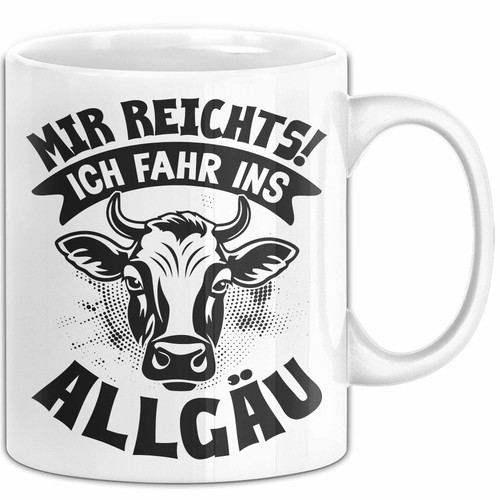 Allgäu urlaub souvenirs tasse - souvenirs,
