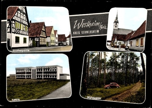 Westheim der pfalz - ak,