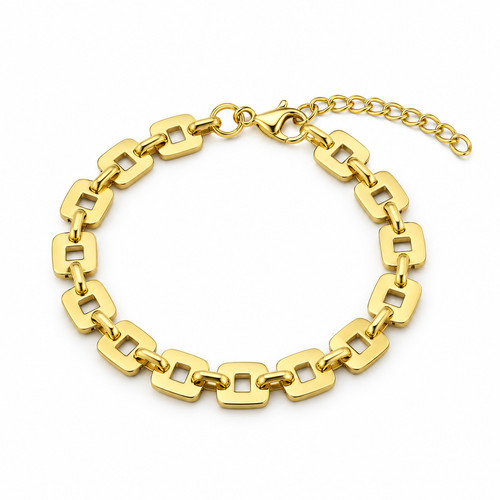Goldenes armband edelstahl - goldenes,