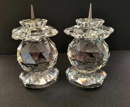 Swarovski 2 kerzenständer - **,