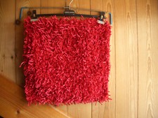 Zwei Sofakissenbezüge 45x45cm rot