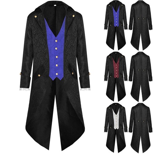Blaue herren steampunk gothic - herren,