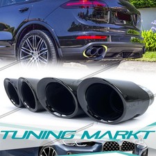 Schwarze Auspuffblenden