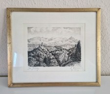 Gerahmte Original Radierung