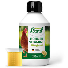 HÜHNER Land Hühner Vitamine Flüssig, Hühnerfutter Ergänzung, Vitaminkonzentrat