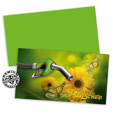 Gutscheinkarten mit kuverts - mit,