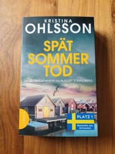 Spätsommertod | Ohlsson |Schweden-Krimi mit August Strind. | sehr guter Zustand
