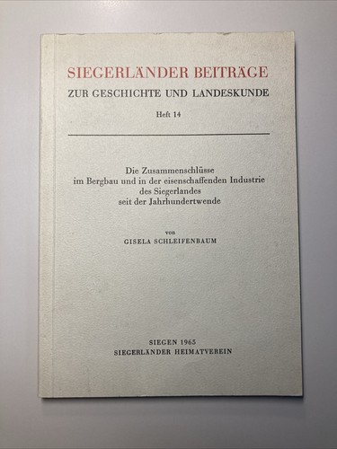 1965 siegerländer beiträge - siegerländer,