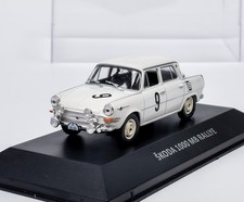 Skoda 1000 MB Rallye (1964) weiß + Plexiglasbox DeA 1:43