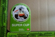 Alter Aufkleber Sport Fussball SUPER CUP Deutsche Bahn Turnier 1988 kicker