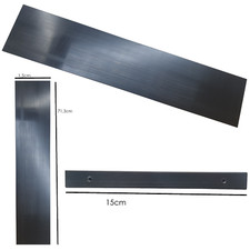 Polyoxymethylen POM Kunststoffplatte  - Schwarz - LxBxH   71,3 cm x 15cm x 1,5cm