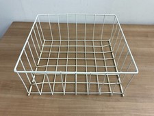 Gitterkorb Lagerkorb Transportkorb weiß 44 x 40 x17 cm