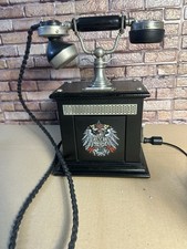 altes Telefon Fernsprecher Kaiserreich Wappen ca 1915 Post 300 Antik Antik