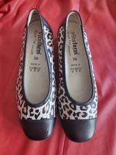 ballerina Größe 36 weite H hirschleder von VITAFORM Tigermuster 