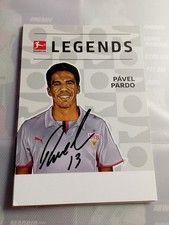 Autogramm Pavel Pardo (VfB Stuttgart) Bundesliga Legende Legends Karte