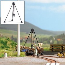 Busch 12374 Dreibock mit Kettenzug, Spur H0