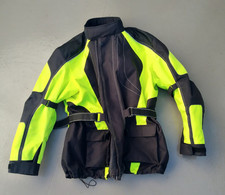 Motorradbekleidung / Jacke / Hein Gericke 106-111 cm Brustweite neon Protektor 
