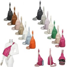 DAMEN CROSS OVER BODY BAG BRUST Tasche Schultertasche Rucksack Umhängetasche  