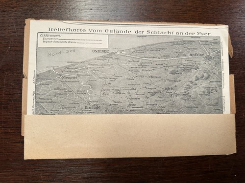Alte reliefkarte vom gelände - reliefkarte,
