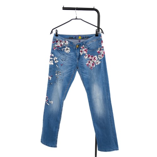 Desigual blue floral printed - blue,