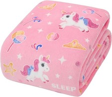 Kuscheldecke Kinder,Einhorn