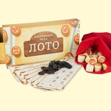 Russisches Lotto Brettspiel