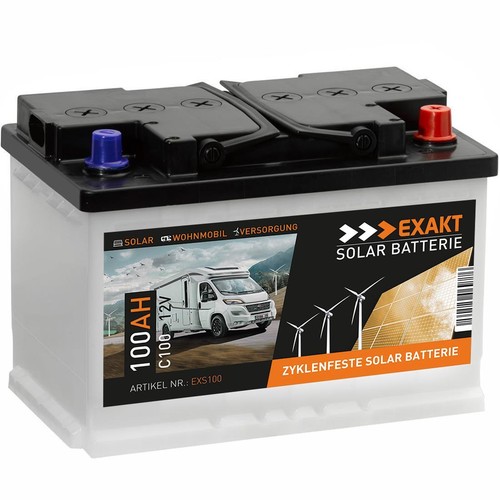Solarbatterie 12v 100ah - 12v,