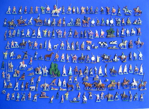 195 zinnfiguren bemalt - zinnfiguren,
